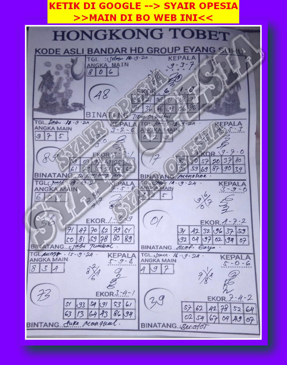 syair hk vip