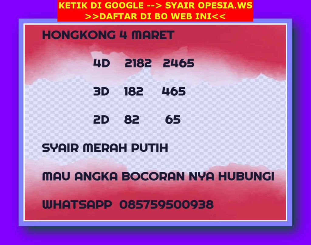 syair hk vip